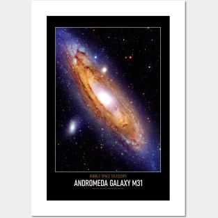 High Resolution Astronomy Andromeda Galaxy M31 Posters and Art